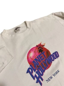Vintage Planet Hollywood New York White Sweatshirt  Men’s XL - Picture 1 of 6