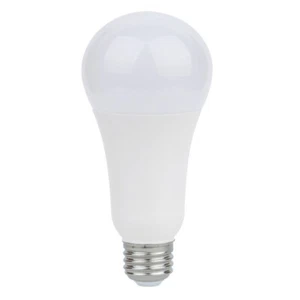 Satco S8542 A21 3-WAY LED 27K Frosted White 120V 5/15/21W Warm White Medium E26 - Picture 1 of 2