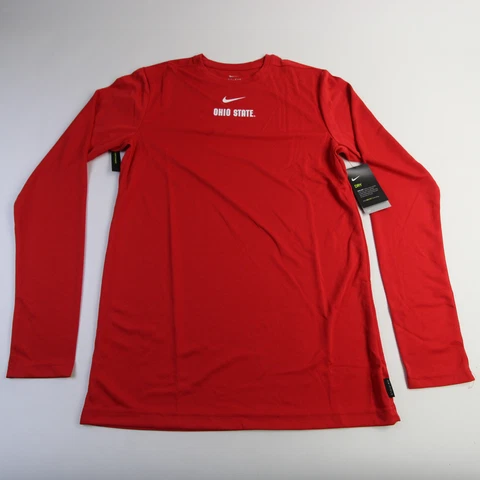 Ohio State Buckeyes Nike Dri-Fit Long Sleeve Shirt Men's Red New Cover