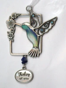 Y2 Thinking of you HUMMINGBIRD TRUST YOUR WINGS ORNAMENT Ganz - Picture 1 of 4
