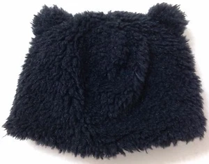 GORRO DE FELPA para niño pequeño con orejas sombrero de invierno oso difuso cría niño/niña 12-24 MESES - Imagen 1 de 2