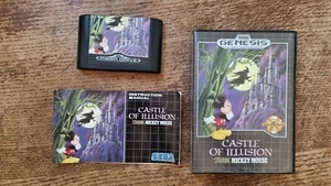 SEGA MEGADRIVE GENESIS - CASTLE OF ILLUSION MICKEY MOUSE #BG21 CIB - Picture 1 of 1