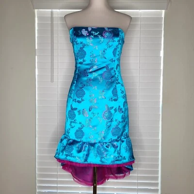 Vestido Salón De Colección Años 90 Y2K Talla 6 Pixie Hada Princesa Floral Jardín Caprichoso Tul Foto 1 de 4