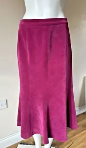 Women’s Corduroy Skirt size 10 Pink midi - Picture 1 of 4