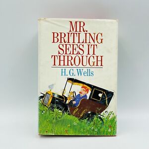 Mr. Britling Sees It Through by H. G. Wells Hardcover Book 1969 1st World War