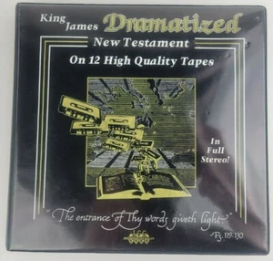 King James Bible Dramatized Old Testament ~ 12 Audio Cassette Tapes 1978 - Picture 1 of 5