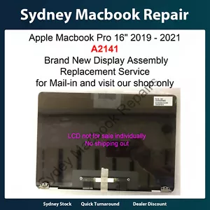 MAIL-IN SERVICE MacBook Pro A2141 16" SpaceGrey LCD Display Assembly Replacement - Picture 1 of 1
