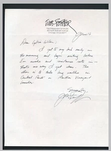 Jules Feiffer - 1979 One Page ALS to a Question From a Columnist - Autograph - Imagen 1 de 5