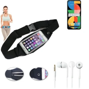 Pour Google Pixel 5a + CASQUE Sac Ceinture bandoulière taille Sport Fitness ré - Photo 1/5