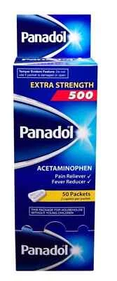 Panadol Extra Strength 500 Acetaminophen 50/2 Caplets 07/2025 - Image 1 of 3