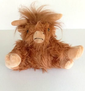 SuzziPals Highland Cow Stuffed Animals, Microwavable Heating Pad Plush Lavender - Picture 1 of 6
