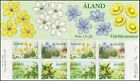 Wild Flowers Coltsfoot Hepatica Windflower Aland Finland Mint MNH Booklet 1997