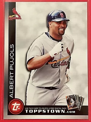 2010 Topps Albert Pujols Ticket to Toppstown #TTT14 Baseball St. Louis Cardinals - Image 1 of 2