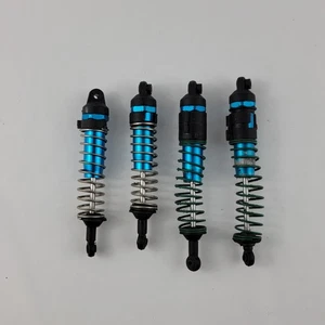Vintage Team Associated Blue Shock Set RC10GT T3 T4 mit Federn vorne & hinten - Bild 1 von 9
