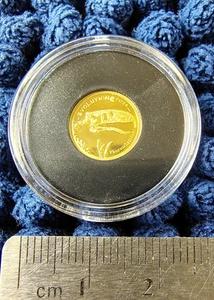 2024 Mongolia Evolution 1000 Togrog Coin - 0.5 Gram - .9999 Gold - Sealed Assay - Picture 1 of 10
