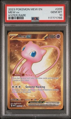 2023 Pokemon MEW EN Mew ex 205/165 Hyper Rare PSA 10 (766 - Image 1 of 2