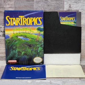 StarTropics Nintendo NES Complete in Box CIB Game Letter Manual - Authentic  - Picture 1 of 22