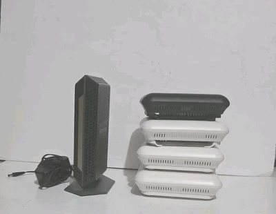 Lote de 5 Dispositivos de Red Mixtos - 4 Puntos de Acceso y 1 Cable Módem Router - Usado Foto 1 de 4