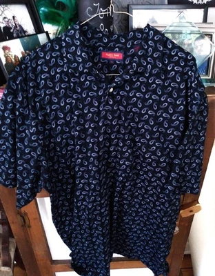 Austin Reed (Londres) Azul Oscuro/Azul Claro Paisley (XL) Foto 1 de 3