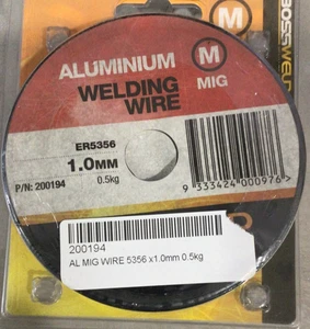 Aluminium Mig Wire 5356 x1.0mm 0.5kgs - Picture 1 of 1