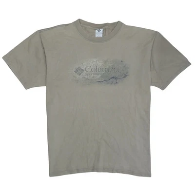 Columbia 90's Spellout Short Sleeves T Shirt XLarge Grey - Image 1 of 4