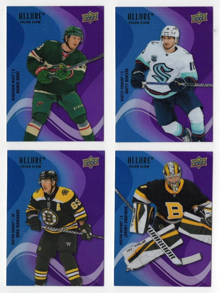 2022-23 Upper Deck Allure Color Flow Blue Purple #SF-1 to SF-100 Pick From List - Image 1 of 1