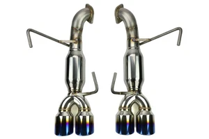 Sistema de escape ETS eje trasero con silenciadores puntas azules 22-24 Subaru WRX - Imagen 1 de 2