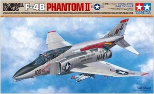TAMIYA: 1/48: Mcdonnel Douglas: F-4B Phantom II: kit modellino in plastica: 61121 - Foto 1 di 5