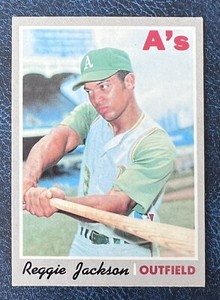 Reggie Jackson - 1970 Topps Set-Break #140 Oakland A's CENTERED