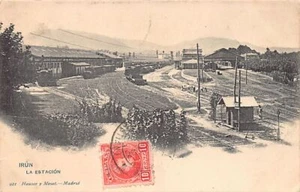 España - IRUN - La Estacion - Ed. Hauser y Menet 921 - Picture 1 of 2