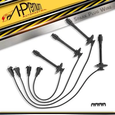 Juego de 4 cables de bujía nuevos para Toyota MR2 1991 1992 1993 1994 1995 L4 2,0 L 2,2 L Foto 1 de 4