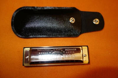 Nuevo HOHNER BIG RIVER HARMONICA Llave D Hecho en Alemania con Gigbag rock folk blues arpa Foto 1 de 4