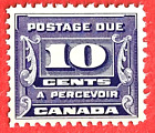 Canada Stamp J14 Third Postage Due Issue MNH VF