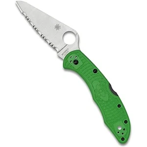 Spyderco Salt 2 Folder W/ LC200N Steel Blade and Lightweight FRN Green, C88FSGR2 - Picture 1 of 5