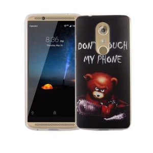 Etui na telefon komórkowy do ZTE Axon 7 Mini Bear Dont Touch Pokrowiec Cover Motyw Slim Case TPU - Zdjęcie 1 z 3