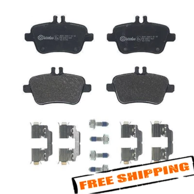 Brembo P50140 Low-Met Rear Disc Brake Pad Set for 2017-2020 Mercedes-Benz SLC300 - Изображение 1 из 4