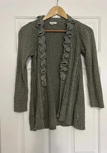 Naartjie Kids Cardigan Sweater Size XXL Girls 9 Green Button - Picture 1 of 10