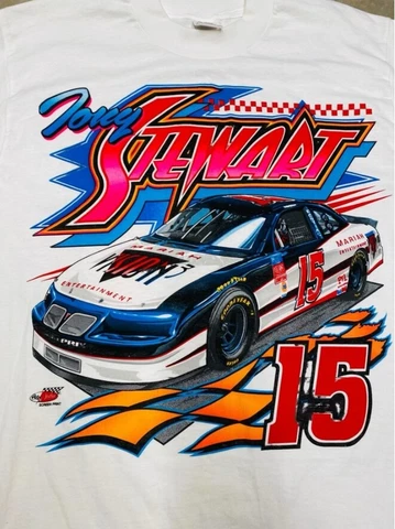 VTG Tony Stewart Nascar Busch Series Unisex T-shirt For Men S-3XL Cover
