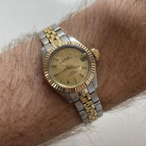 1987 Tudor Princess Oysterdate 92313 Automatic 18k Bi Metal Date Watch - Rolex