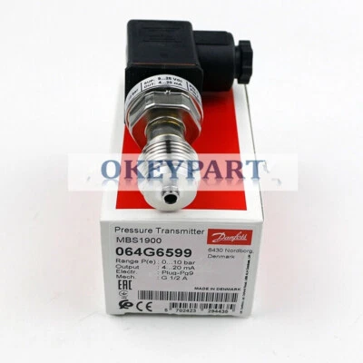 Danfoss MBS1900 pressure transmitter 064G6599 - Image 1 of 2