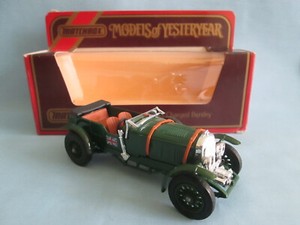 Matchbox Models of Yesteryear Y2-4 1930 41/2 Litre Bentley Car Boxed