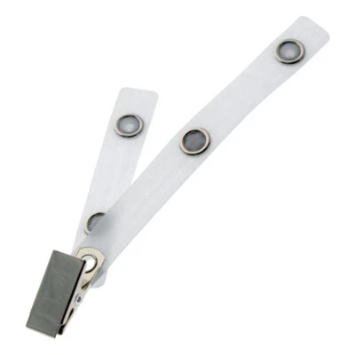 Double Badge ID Clip w/ TWO Vinyl Straps - Dual Badge Buddy I'd Holder for Nurse - Image 1 of 4