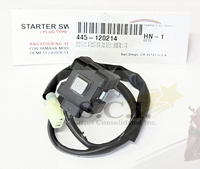 YAMAHA TTR230 TTR230A TTR230B D E F G СТАРТЕР ВЫКЛЮЧАТЕЛЬ НАБОР 2011 - 2015 - Изображение 1 из 3