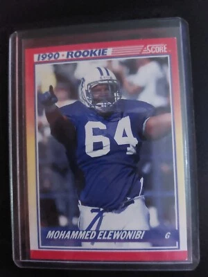 1990 Score Mohammed Elewonibi Rookie BYU Cougars #303 - Image 1 of 2