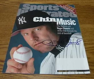 März 1999 Sports Illustrated Magazine signiert von Roger Clemens mit Echtheitszertifikat - Bild 1 von 5