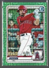 Jeremiah Jackson 2020 Bowman Chrome Green Mojo Refractor /99 BCP-244 Angels