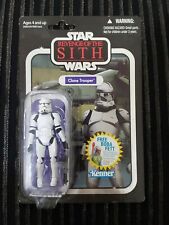 Star Wars Clone Trooper  Revenge of The Sith Vintage Collection Foil Hasbro 2010