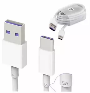 Huawei HL1289 5A USB 3.1 Type C Superfast Charging Data Cable for Huawei P9 /P10 - Picture 1 of 3