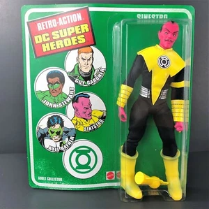 Retro-Action DC Super Heroes Sinestro Figure With Collector's Box 2010 Mattel - Picture 1 of 11