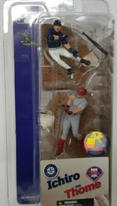 MCFARLANE - MLB SERIES – 3” ICHIRO & JIM THOME - MINI ACTION FIGURES - Picture 1 of 2